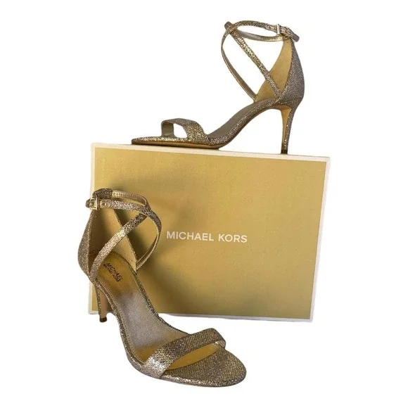 👡⚡MICHAEL KORS⚡👡 SAND HEELS Brand NEW - Picture 3 of 8